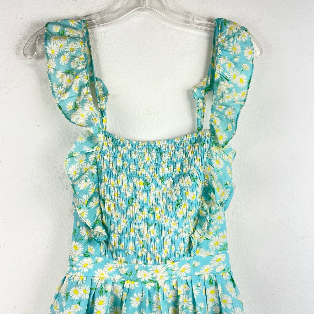 Bcbgeneration Ruffle Smocked Open Back Bohemian D… - image 7